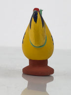 Japanese Clay Figurine Zodiac Rooster Vtg Lucky Charm Doll Statue Yellow ST131-AD - Figurine-chidorivintage.com