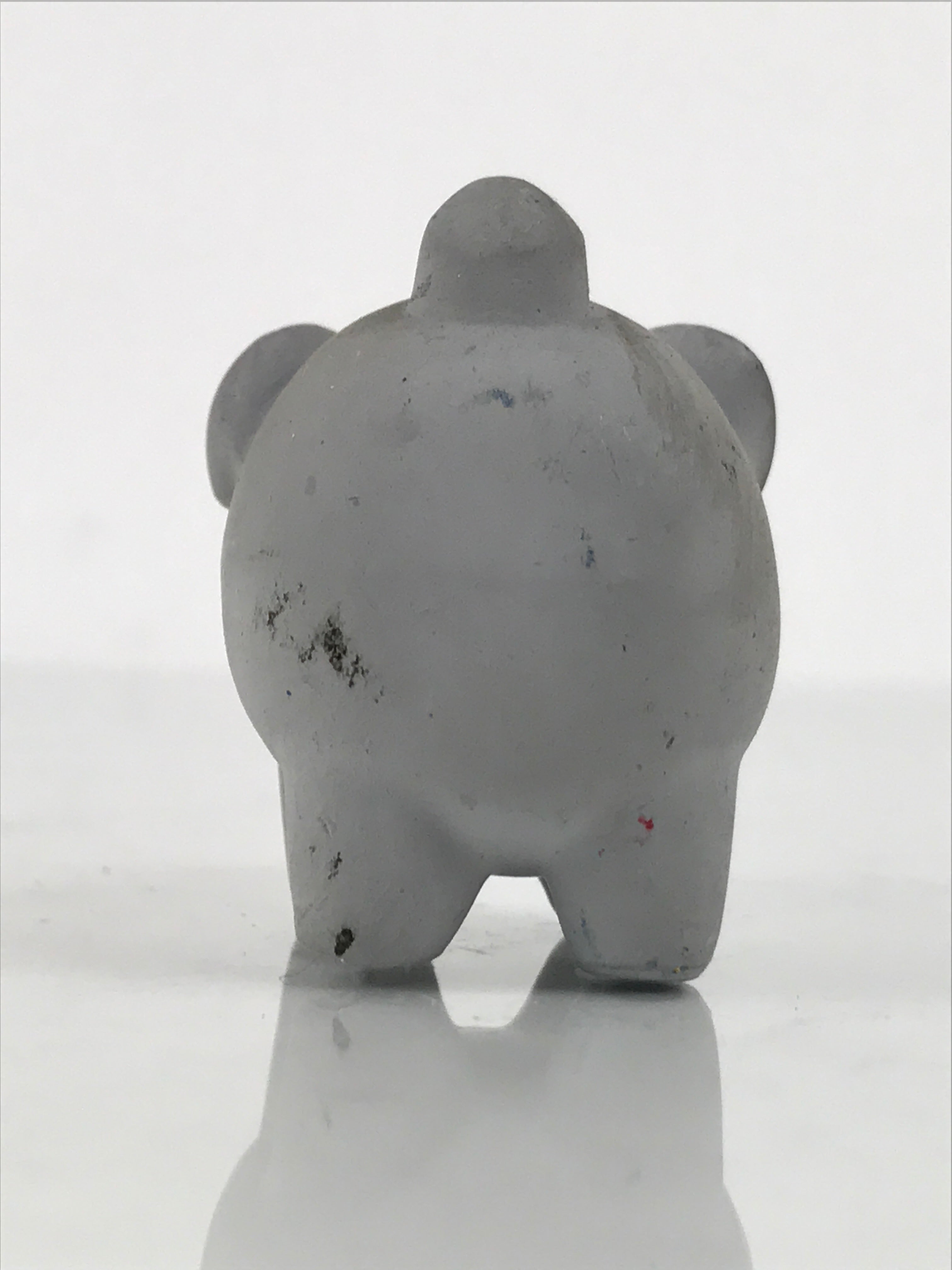 Japanese Clay Figurine Zodiac Rat Vtg Lucky Charm Doll Statue Mouse Gray ST132-AD - Figurine-chidorivintage.com