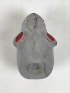 Japanese Clay Figurine Zodiac Rat Vtg Lucky Charm Doll Statue Mouse Gray ST132-AD - Figurine-chidorivintage.com