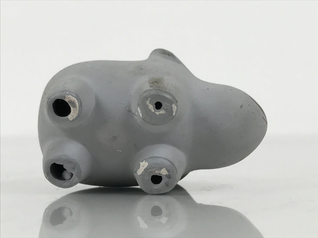 Japanese Clay Figurine Zodiac Rat Vtg Lucky Charm Doll Statue Mouse Gray ST132-AD - Figurine-chidorivintage.com