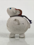 Japanese Clay Figurine Zodiac Sheep Vtg Lucky Charm Doll Statue White ST134-AD - Figurine-chidorivintage.com