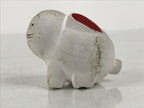 Japanese Clay Figurine Zodiac Rabbit Vtg Lucky Charm Doll Statue White ST135-AD - Figurine-chidorivintage.com