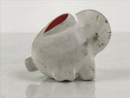 Japanese Clay Figurine Zodiac Rabbit Vtg Lucky Charm Doll Statue White ST135-AD - Figurine-chidorivintage.com