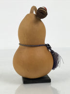 Japanese Wood Kokeshi Doll Hyotan Gourd Vtg Bird Sparrow Souvenir Brown KF846-AD - Kokeshi-chidorivintage.com