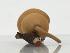 Japanese Wood Kokeshi Doll Hyotan Gourd Vtg Bird Sparrow Souvenir Brown KF846-AD - Kokeshi-chidorivintage.com