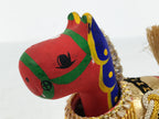 Japanese Clay Figurine Decorative Horse Lucky Charm Doll Statue Bobblehead ST136-AD - Figurine-chidorivintage.com