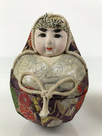 Japanese Hime Daruma Nishiki Doll Ningyo Empress Emperor Hina Ohinasama ID690-AD - Doll-chidorivintage.com