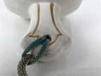 Japanese Porcelain Lucky Hammer Uchide no Kozuchi Vtg White Gold Green ST108-AD - Other Display Item-chidorivintage.com