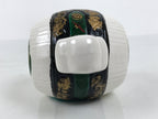 Japanese Porcelain Lucky Hammer Uchide no Kozuchi Vtg White Gold Green ST108-AD - Other Display Item-chidorivintage.com