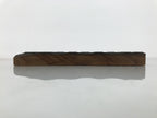 Japanese Metal Stamp Rice Distribution Text Vtg Wood Base Stationary HS287-OT - Hanko-chidorivintage.com