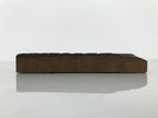 Japanese Metal Stamp Rice Distribution Text Vtg Wood Base Stationary HS287-OT - Hanko-chidorivintage.com