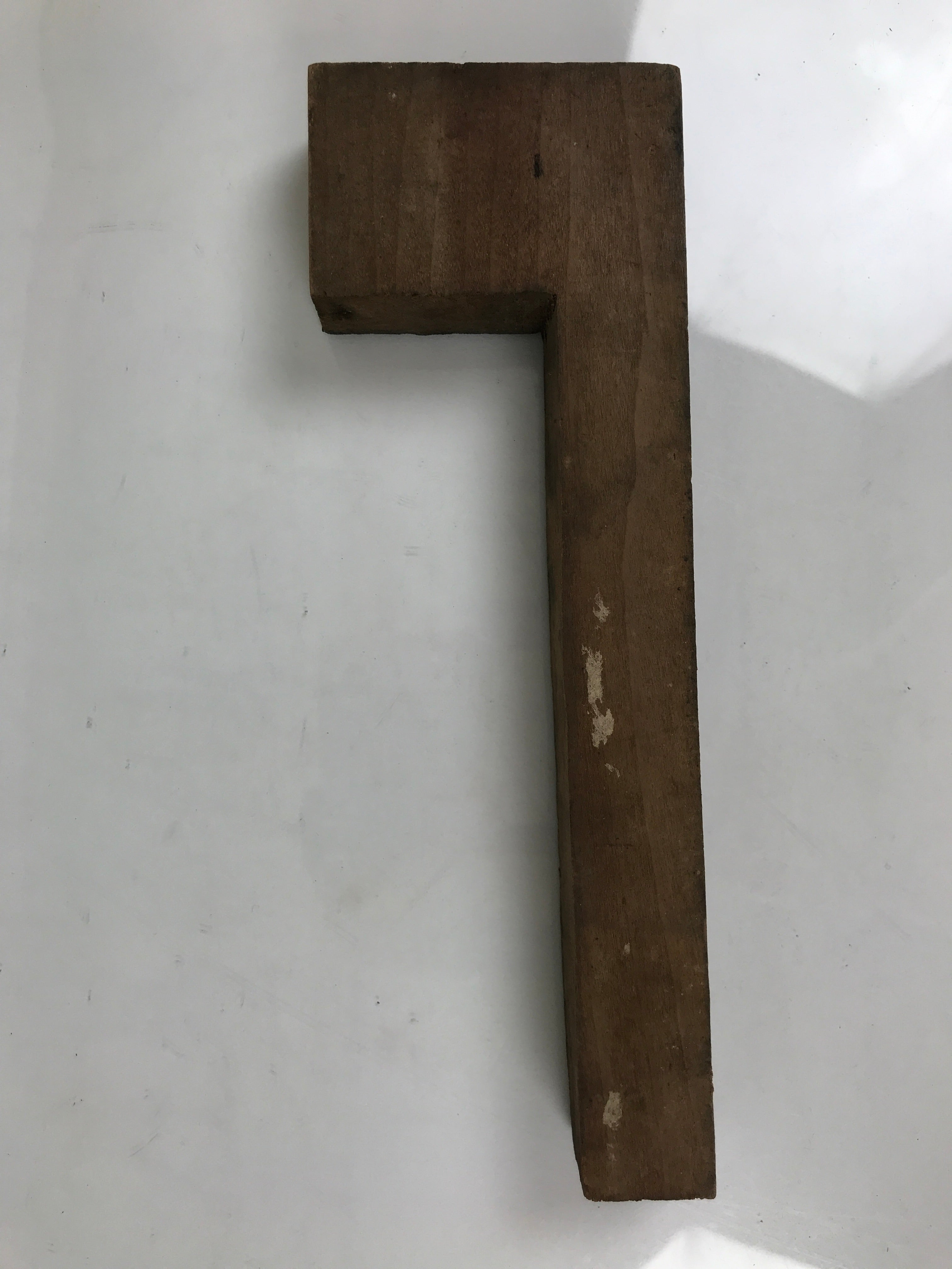 Japanese Wood Metal Stamp Vtg Golf Players L Shaped Showa Stationary HS293-OT - Hanko-chidorivintage.com