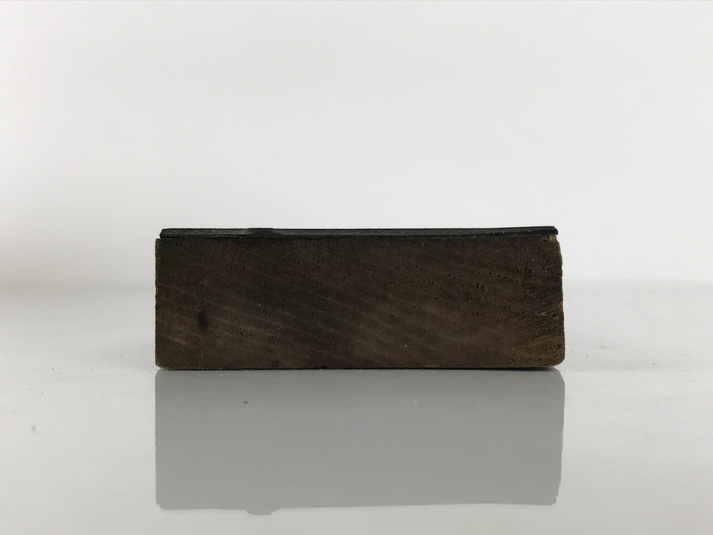 Japanese Wood Metal Stamp Vtg Golf Players L Shaped Showa Stationary HS293-OT - Hanko-chidorivintage.com