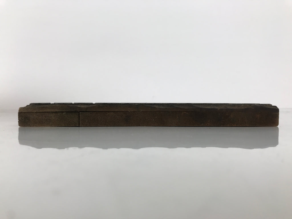 Japanese Wood Metal Stamp Vtg Switching Seasonal Wardrobe Showa Stationary HS294-OT - Hanko-chidorivintage.com