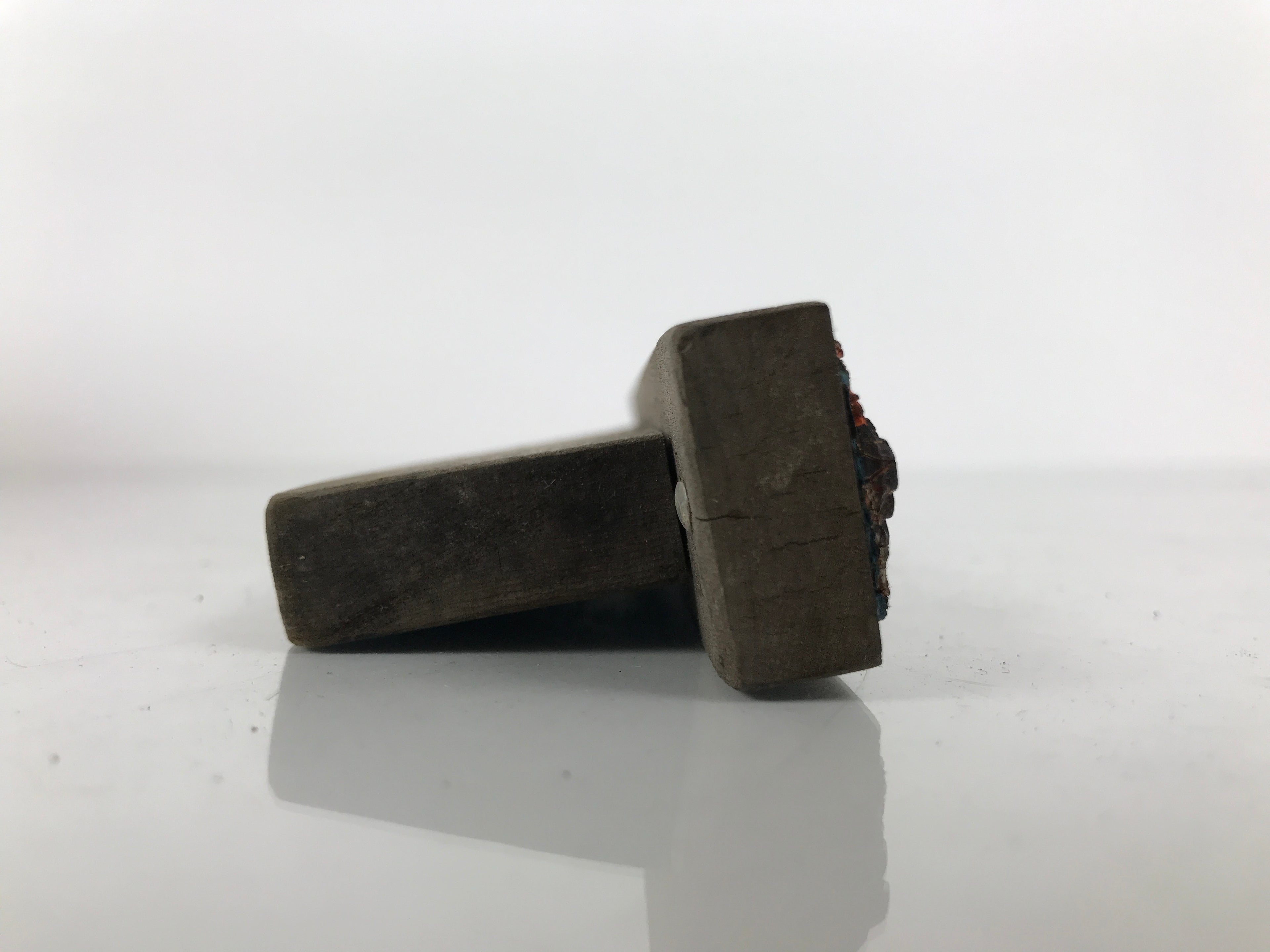 Japanese Wood Rubber Stamp Vtg Shrine Temple Kanji Fire Ritual Stationary HS296-OT - Hanko-chidorivintage.com