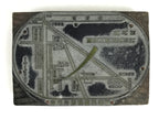 Japanese Metal Stamp Vtg Map Howa Machinery Nagoya Aichi Showa Stationary HS301-OT - Hanko-chidorivintage.com