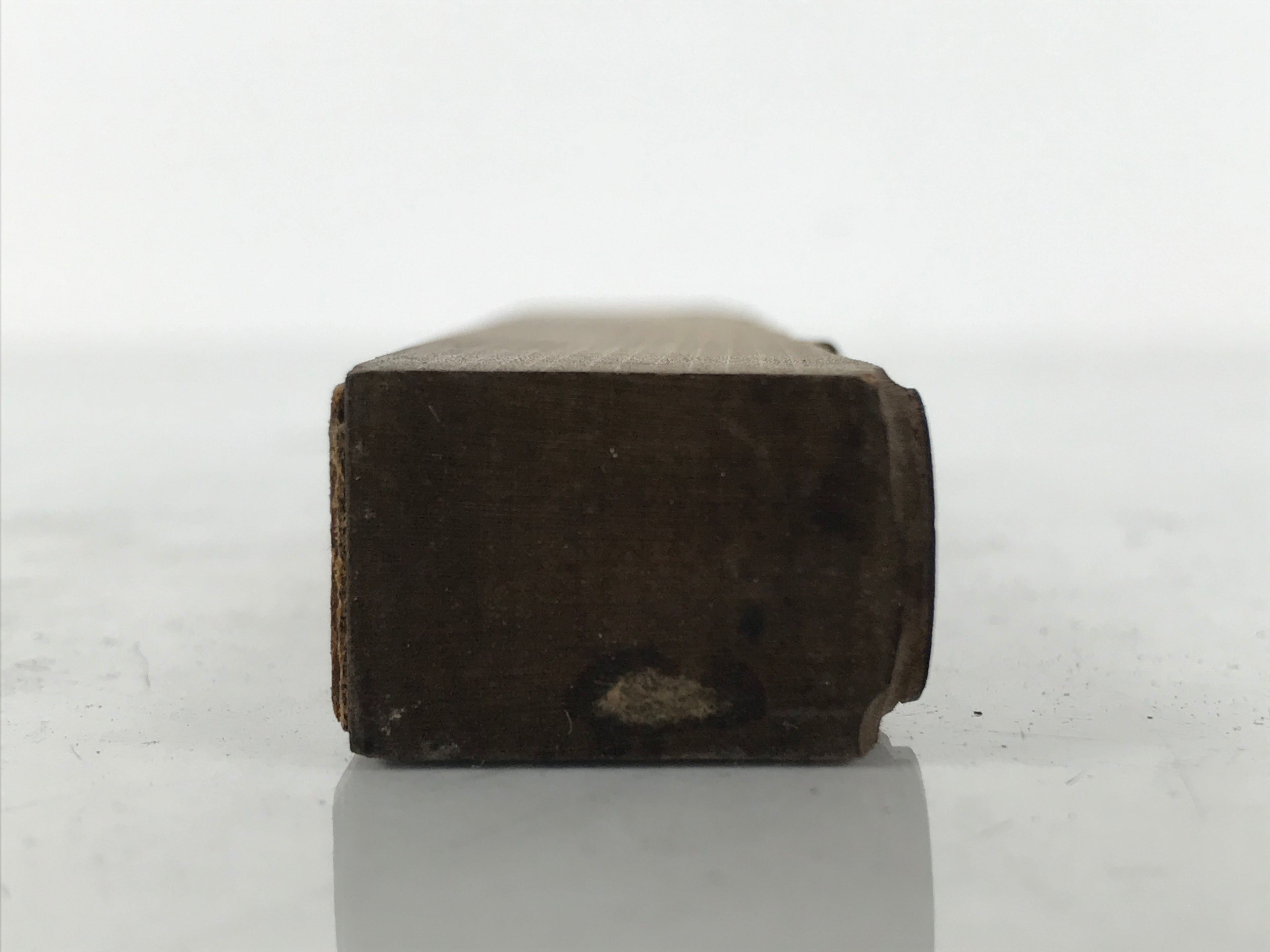 Japanese Hand-Carved Wood Stamp Vtg Calligraphy Characters Stationary HS325-OT - Hanko-chidorivintage.com