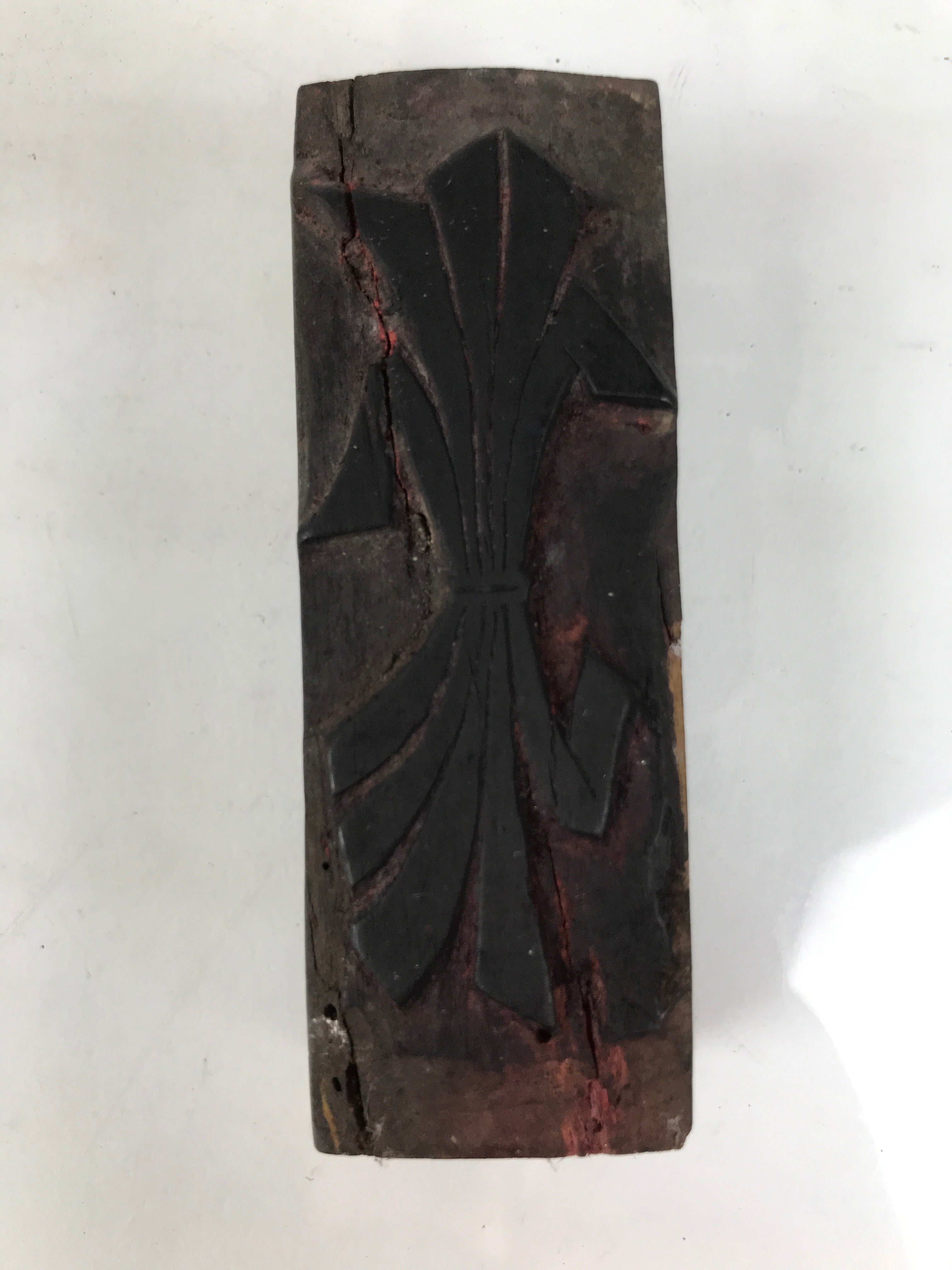Japanese Hand-Carved Wood Stamp Vtg 2-Sides Yoro Tabanenoshi Stationary HS313-OT - Hanko-chidorivintage.com