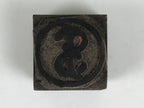 Japanese Rubber Stamp Vtg Fujitsu Old Logo Arrow 2-Sides Showa Stationary HS333-OT - Hanko-chidorivintage.com
