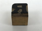 Japanese Hand-Carved Wood Stamp Vtg Alphabet Letter R Showa Stationary HS334-OT - Hanko-chidorivintage.com