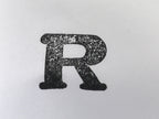 Japanese Hand-Carved Wood Stamp Vtg Alphabet Letter R Showa Stationary HS334-OT - Hanko-chidorivintage.com
