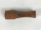 Japanese Hand-Carved Wood Stamp Vtg Hanko Circle Showa Office Stationary HS342-OT - Hanko-chidorivintage.com