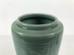 Japanese Porcelain Flower Vase Ikebana Kabin Celadon Green Abstract Tall FK256-KT - Vase-chidorivintage.com