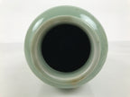 Japanese Porcelain Flower Vase Vtg Ikebana Kabin Celadon Green Floral FK259-KT - Vase-chidorivintage.com