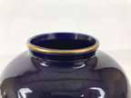 Japanese Porcelain Flower Vase Vtg Ikebana Kabin Blue Carriage Floral FK263-KT - Vase-chidorivintage.com