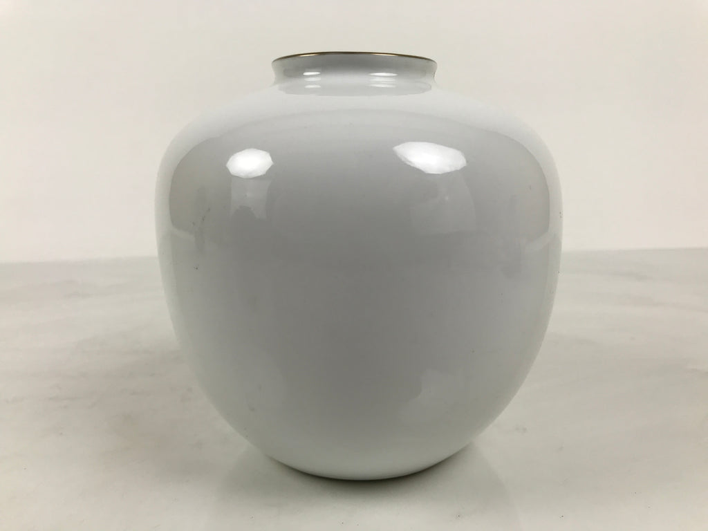 Japanese Porcelain Flower Vase Vtg Ikebana Kabin Floral White Blue Red FK264-KT - Vase-chidorivintage.com