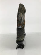 Japanese Serpentinite Suiseki Viewing Stone Vtg Zen Buddhist Statue Stand JK953-OT - Stone-chidorivintage.com