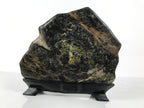 Japanese Serpentinite Suiseki Viewing Stone Vtg Zen Buddhist Statue Stand JK953-OT - Stone-chidorivintage.com