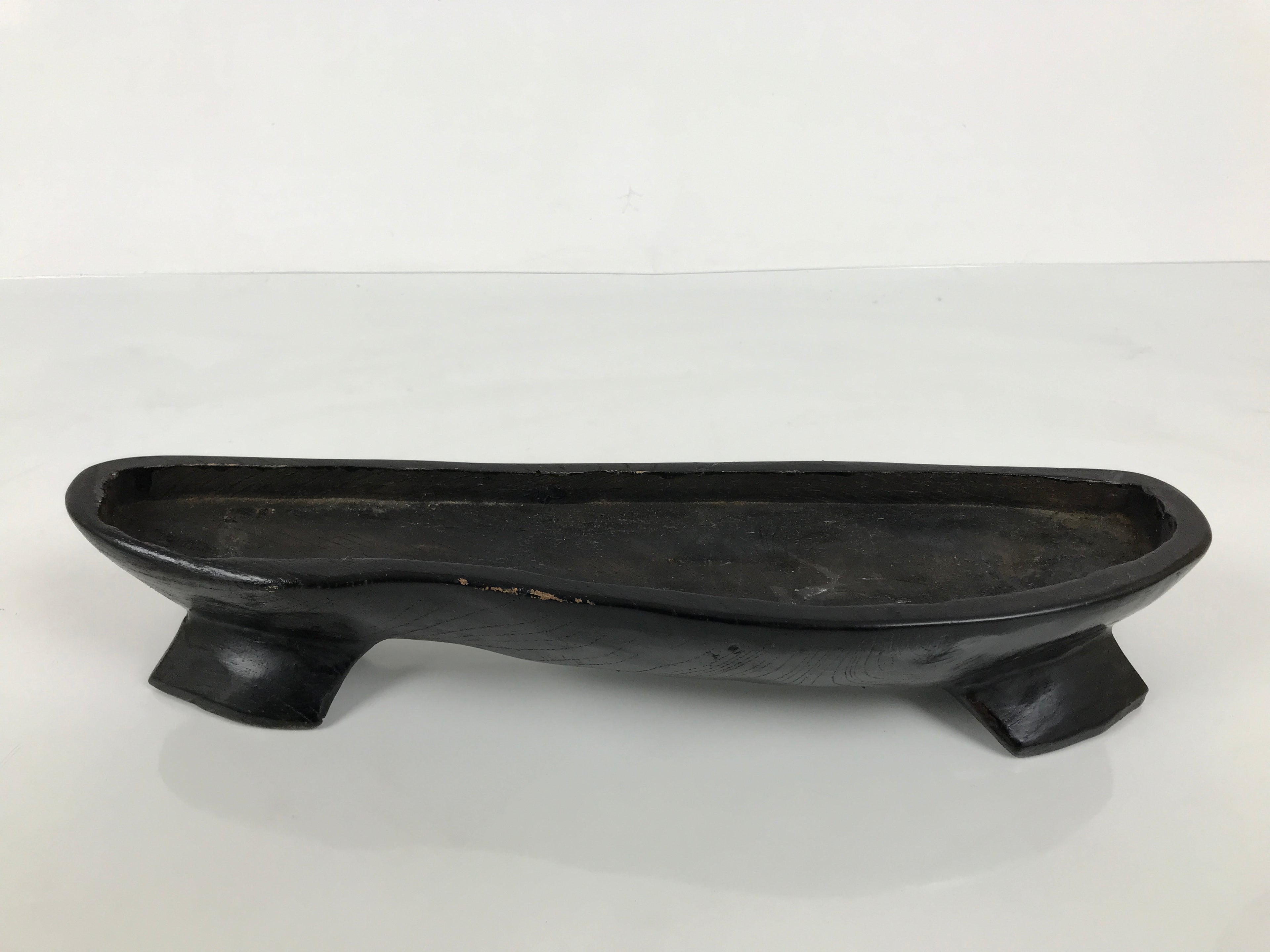 Japanese Serpentinite Suiseki Viewing Stone Vtg Zen Buddhist Statue Stand JK953-OT - Stone-chidorivintage.com