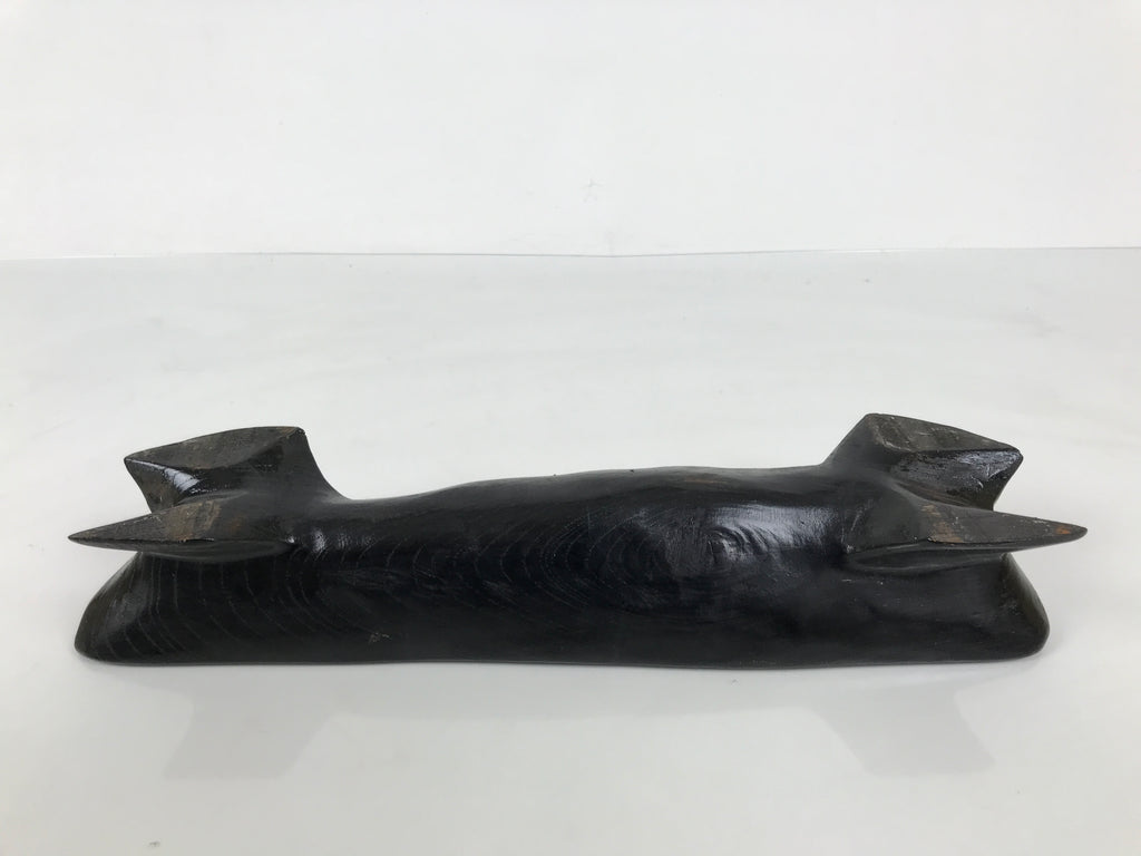 Japanese Serpentinite Suiseki Viewing Stone Vtg Zen Buddhist Statue Stand JK953-OT - Stone-chidorivintage.com