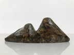 Japanese Viewing Stone Zen Buddhist Suiseki Vtg Mountain Koho Black Brown JK958-OT - Stone-chidorivintage.com