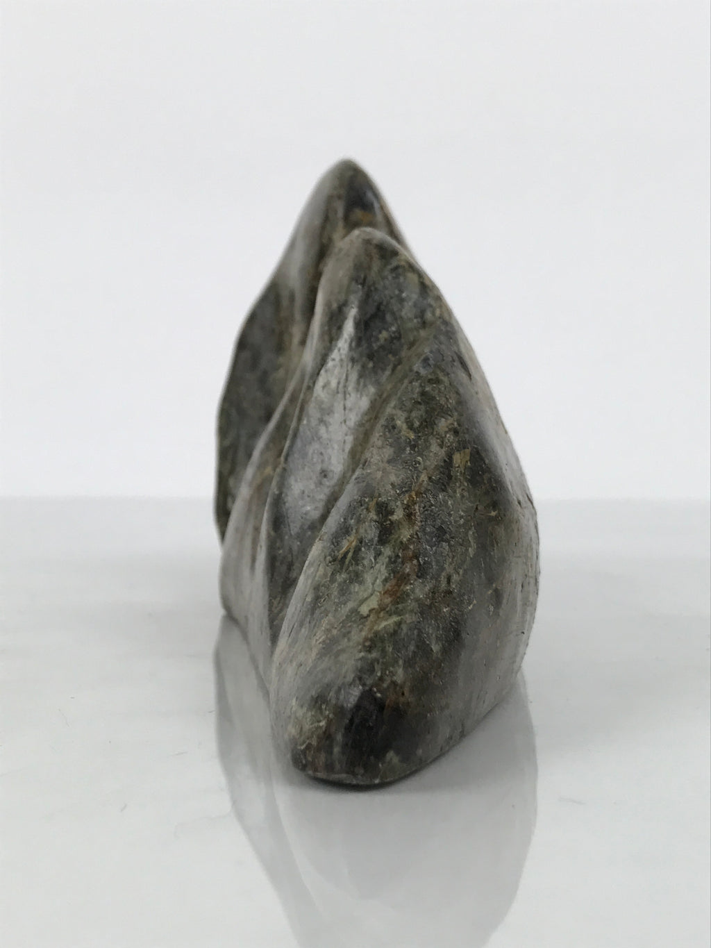 Japanese Viewing Stone Zen Buddhist Suiseki Vtg Mountain Koho Black Brown JK958-OT - Stone-chidorivintage.com