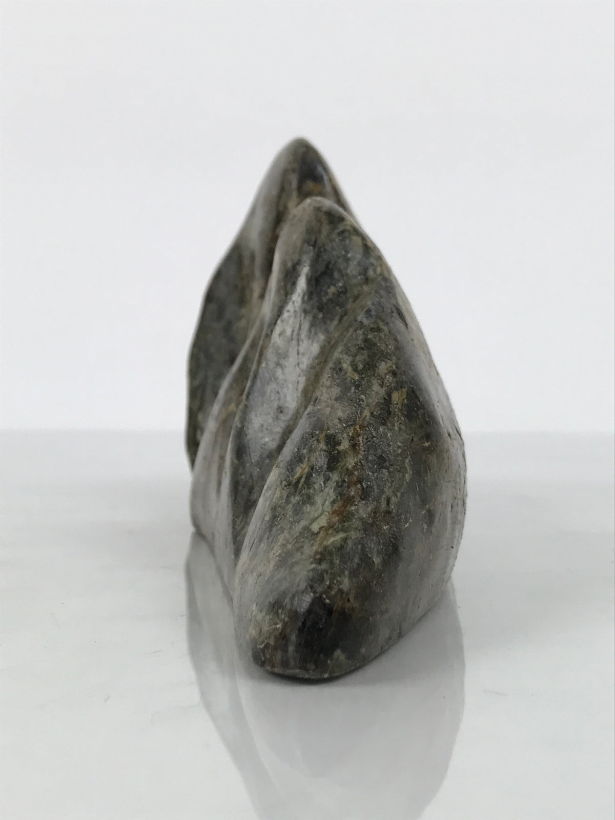 Japanese Viewing Stone Zen Buddhist Suiseki Vtg Mountain Koho Black Brown JK958-OT - Stone-chidorivintage.com