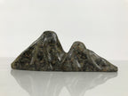 Japanese Viewing Stone Zen Buddhist Suiseki Vtg Mountain Koho Black Brown JK958-OT - Stone-chidorivintage.com