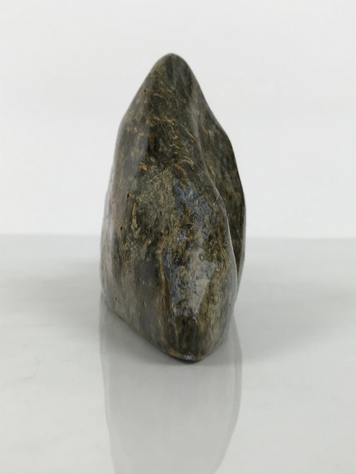Japanese Viewing Stone Zen Buddhist Suiseki Vtg Mountain Koho Black Brown JK958-OT - Stone-chidorivintage.com