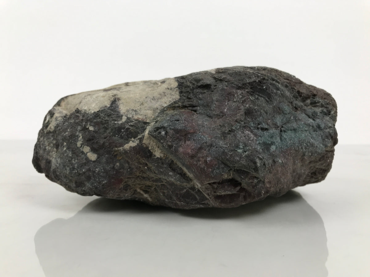 Japanese Viewing Stone Suiseki Vtg Zen Buddhist Natural Shape Gray Purple JK957-OT - Stone-chidorivintage.com