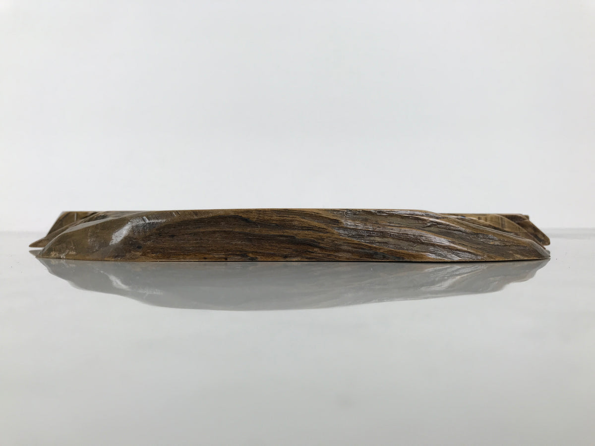 Japanese Wooden Flower Vase Stand Vtg Unique Kadai Board Ikebana Bonsai WT613-FB - Stand-chidorivintage.com