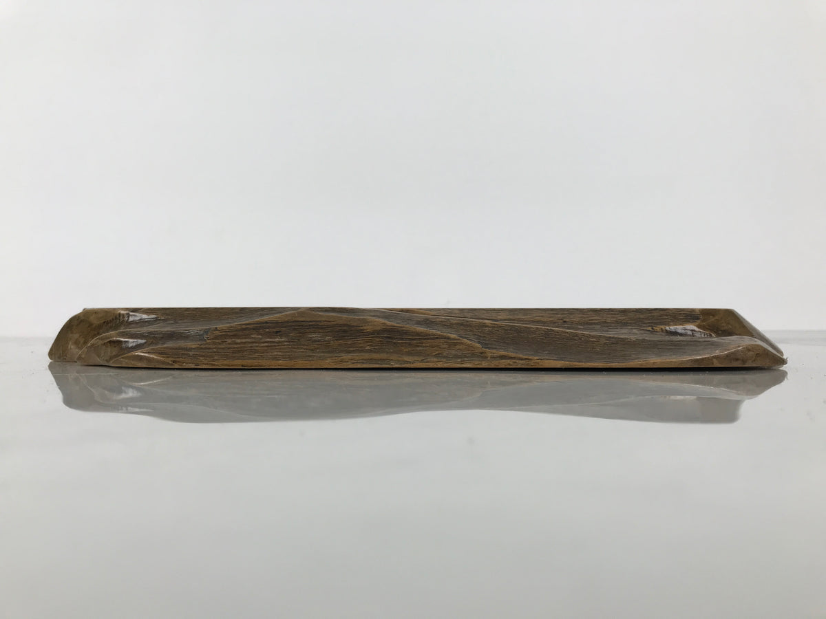 Japanese Wooden Flower Vase Stand Vtg Unique Kadai Board Ikebana Bonsai WT614-FB - Stand-chidorivintage.com
