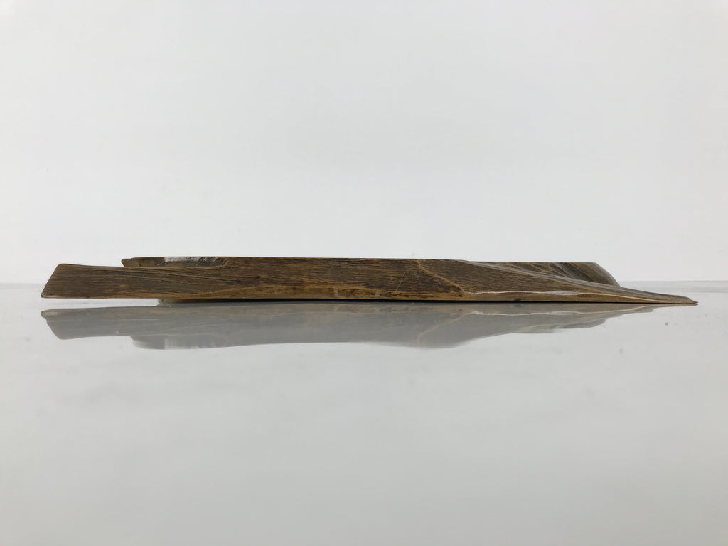 Japanese Wooden Flower Vase Stand Vtg Unique Kadai Board Ikebana Bonsai WT614-FB - Stand-chidorivintage.com