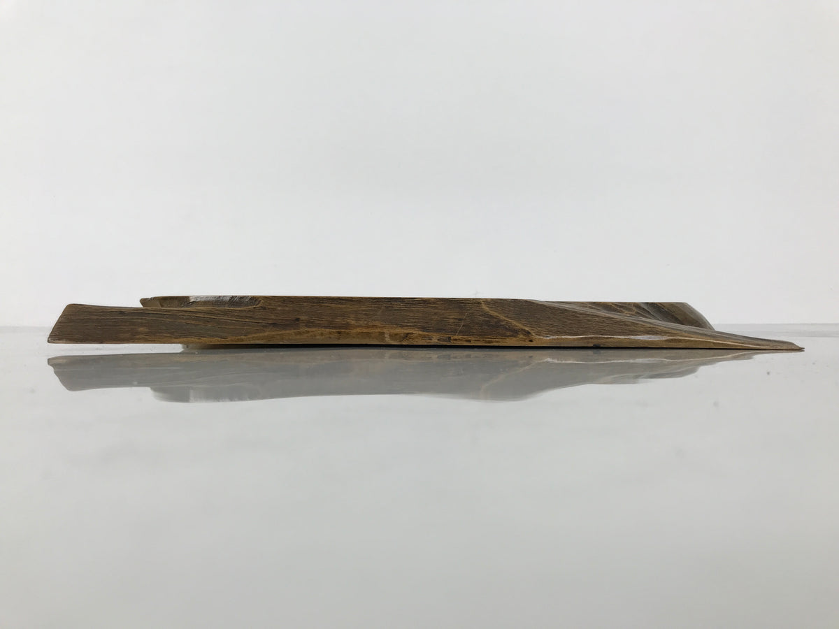 Japanese Wooden Flower Vase Stand Vtg Unique Kadai Board Ikebana Bonsai WT614-FB - Stand-chidorivintage.com