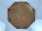 Antique Japanese Buddhist Altar Fitting Large Wood Orin Bell Stand Hexagon BT26-OT - Buddhist-chidorivintage.com