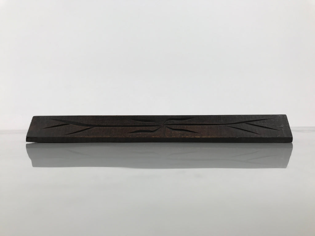 Japanese Wooden Flower Vase Stand Vtg Kadai Board Ikebana Bonsai Brown WT611-FB - Stand-chidorivintage.com