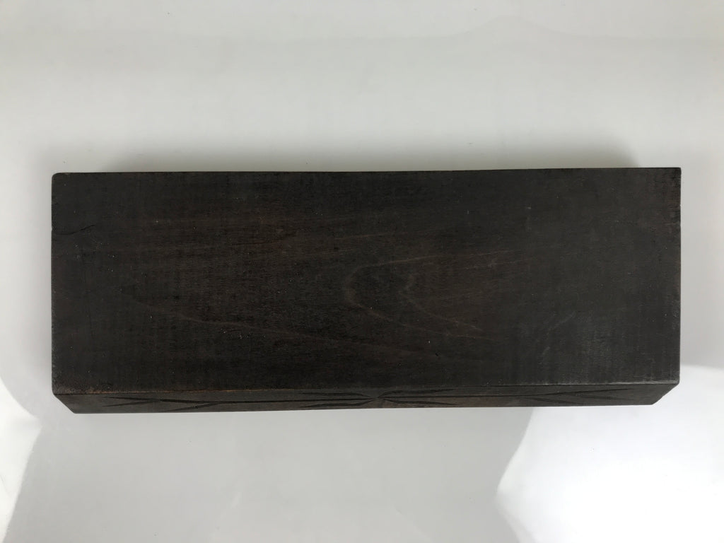 Japanese Wooden Flower Vase Stand Vtg Kadai Board Ikebana Bonsai Brown WT611-FB - Stand-chidorivintage.com