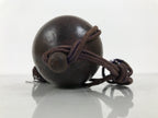 Japanese Natural Hyotan Gourd Vtg Sake Bottle Lucky Charm Calabash Brown G283-AD - Other Display Item-chidorivintage.com
