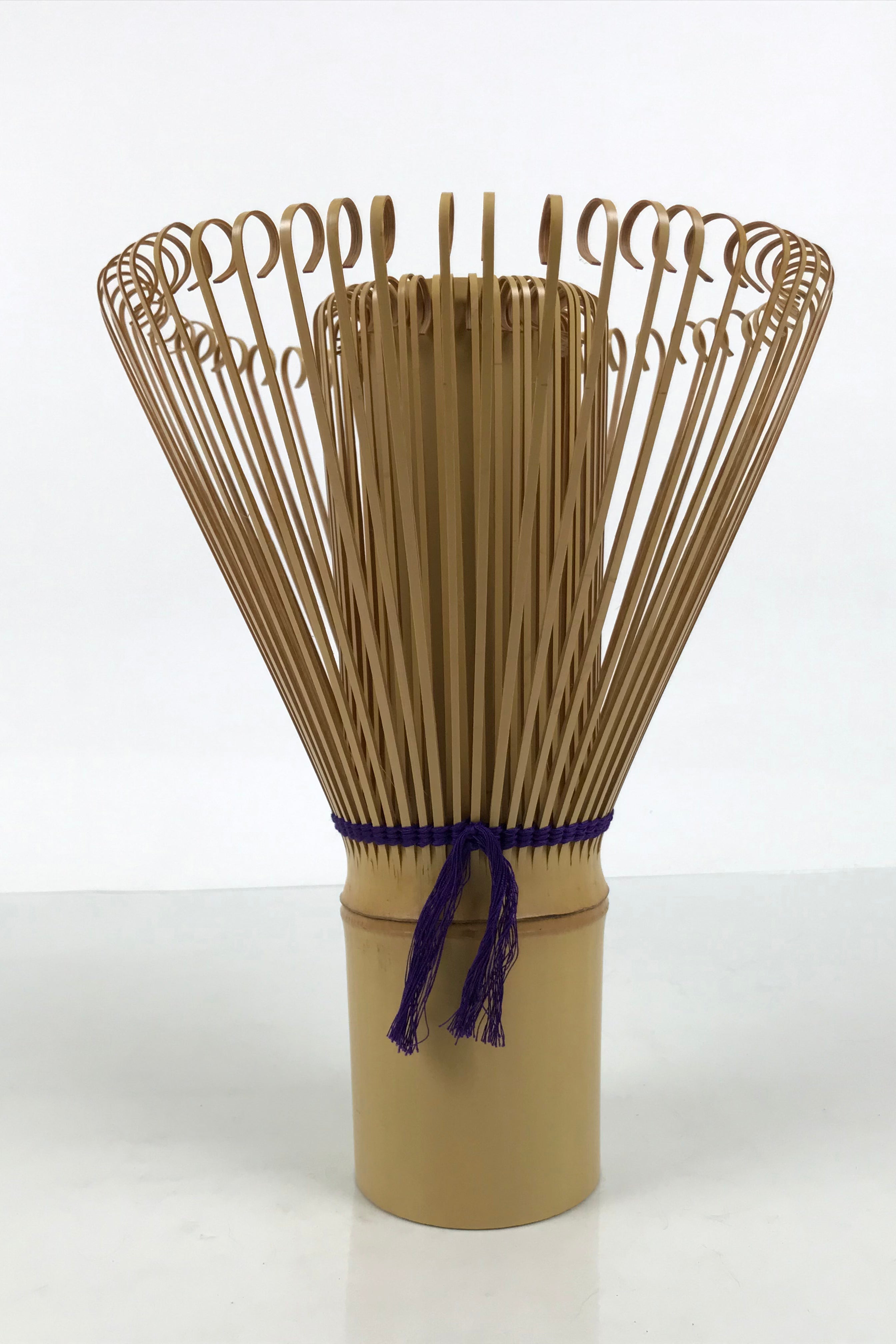 Japanese Bamboo Chasen Tea Ceremony Whisk Flower Vase Vtg Kabin Ikebana FK281-KT - Vase-chidorivintage.com