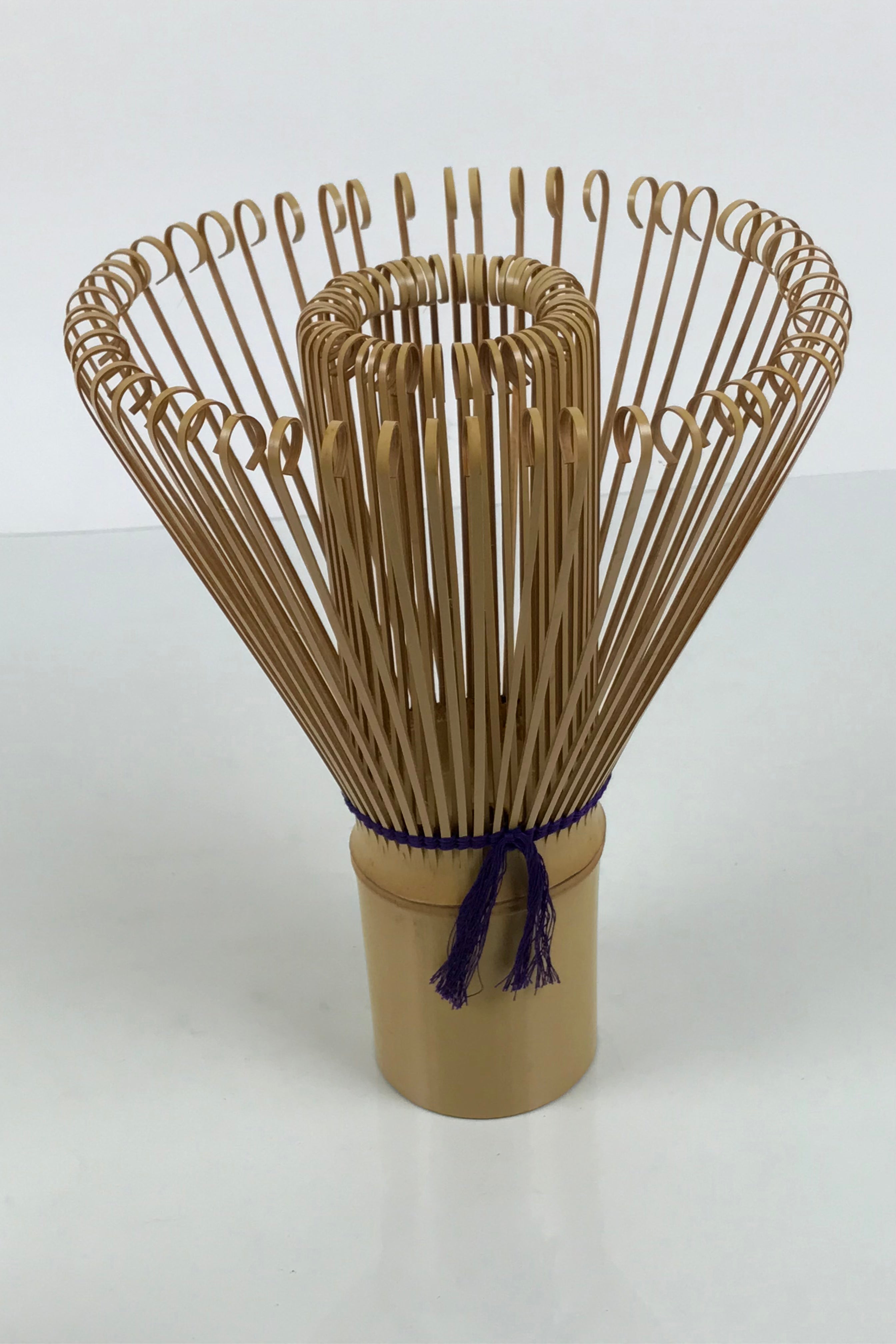 Japanese Bamboo Chasen Tea Ceremony Whisk Flower Vase Vtg Kabin Ikebana FK281-KT - Vase-chidorivintage.com